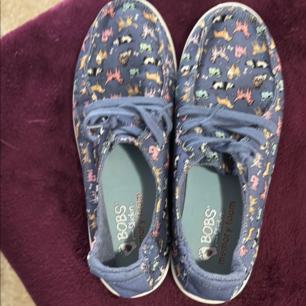 Fun Bobs Sketchers sneakers With Dogs Print Sneakers